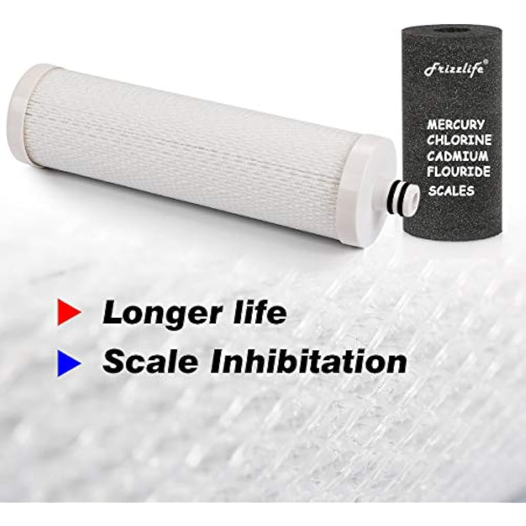 Frizzlife FZ-3 Replacement Water Filter for MP99 MK99 | Scale Inhibition