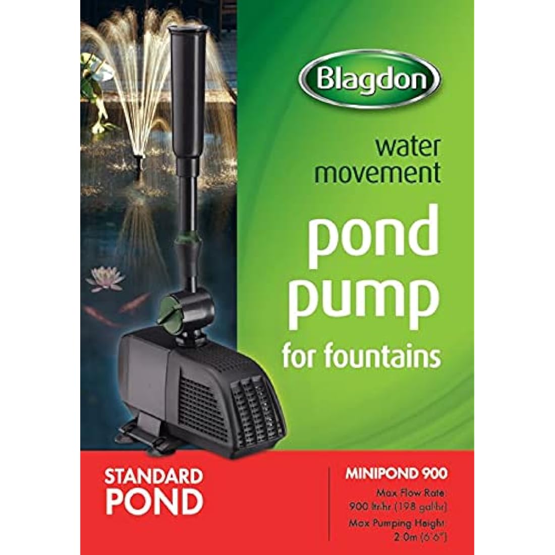 Blagdon Minipond 900 Pond Pump for Fountains and Water Features