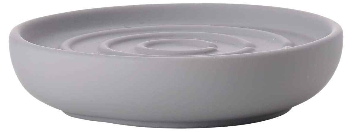 Zone Denmark Nova One Round Porcelain Soap Dish – Soft Touch Coating