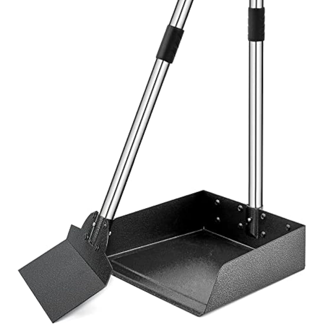 Snagle Paw Heavy Duty Dog Poop Scooper – Large Metal Tray and Spade
