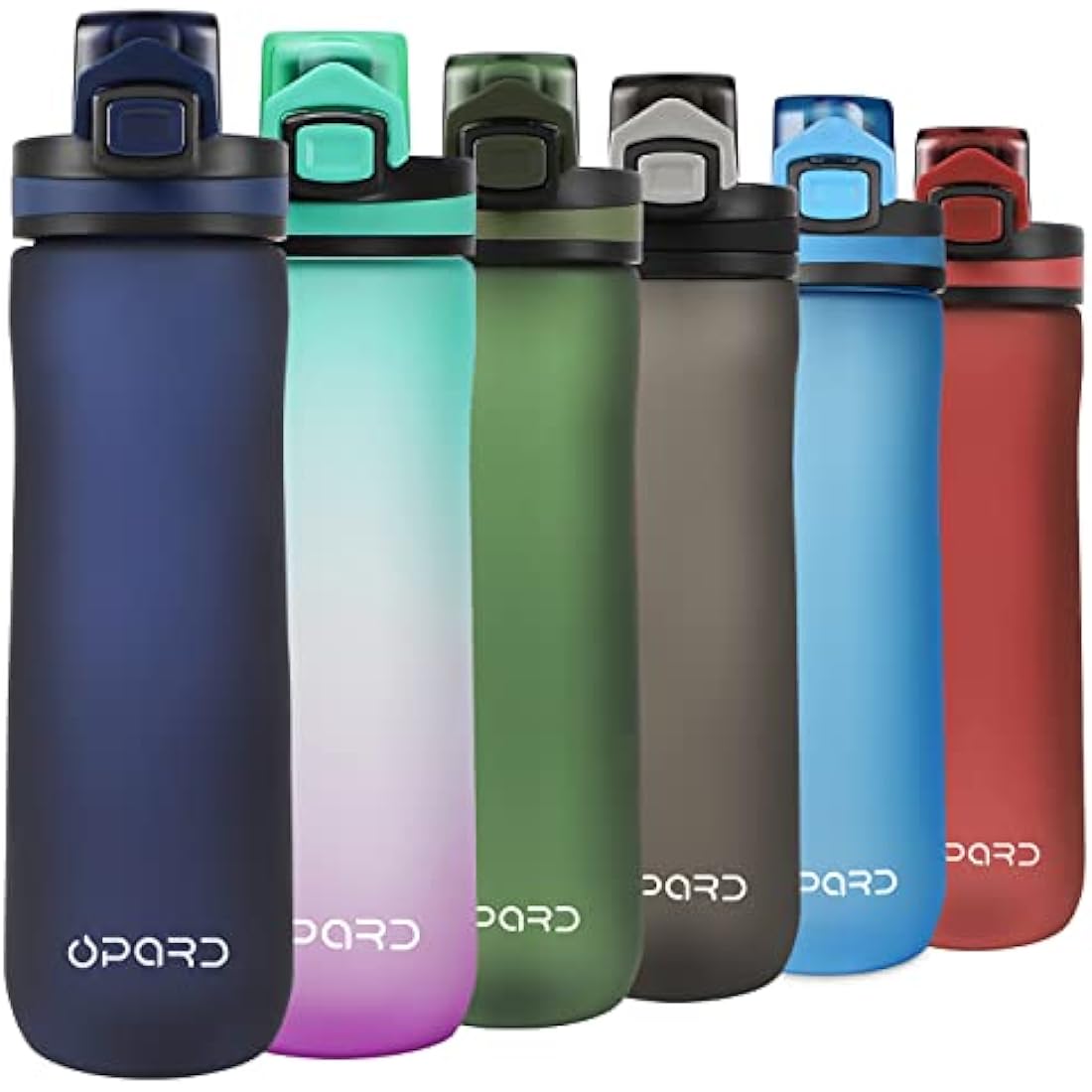 Opard Sports Water Bottle – 600ml BPA Free Tritan Plastic Leak Proof Lid