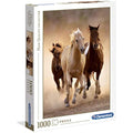 Clementoni Running Horses 1000 Piece Jigsaw Puzzle - High Quality