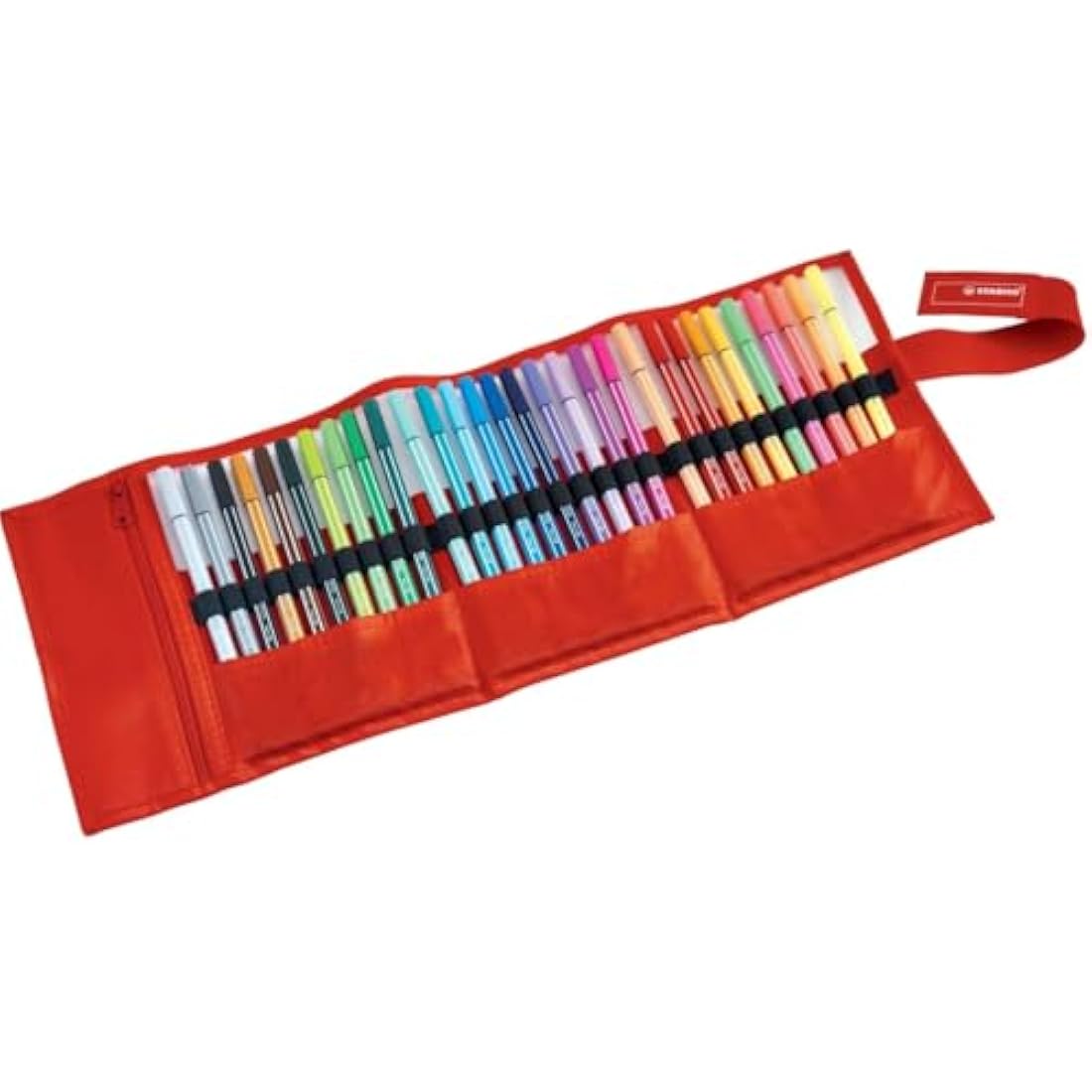 STABILO Pen 68 Premium Fibre-Tip Pen – Rollerset of 30 Assorted Colours