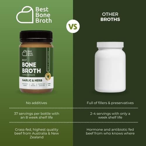 Jolof Store Beef Bone Broth Concentrate - Garlic & Herb - 375g