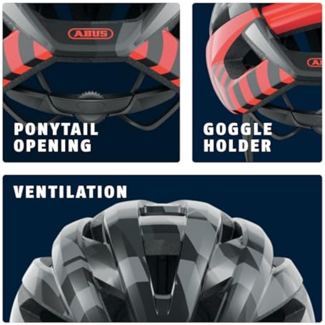 ABUS StormChaser Road Bike Helmet – Lightweight Vented Cycling Helmet