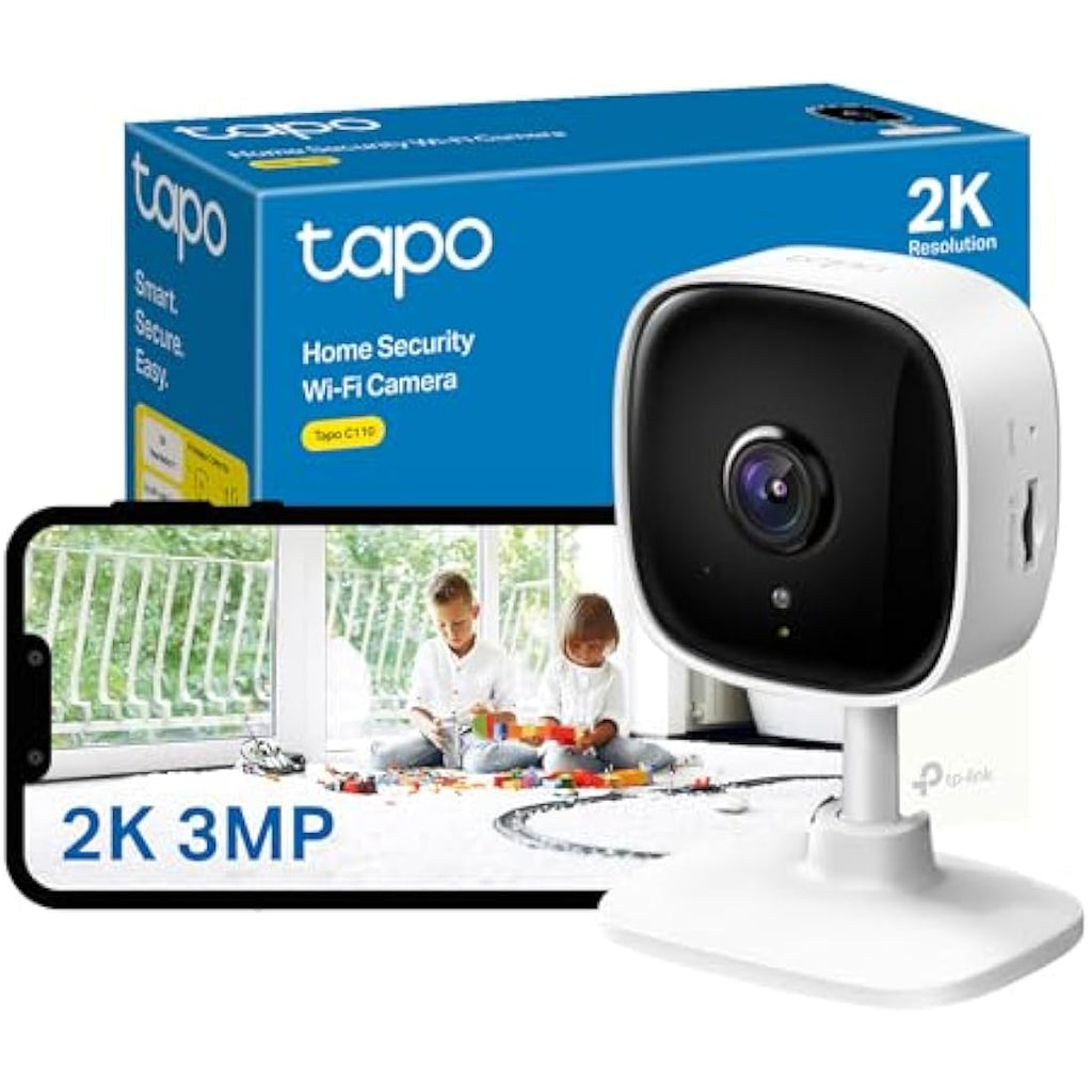Tapo C110 2K 3MP Indoor Security Camera | WiFi Baby & Pet Monitor