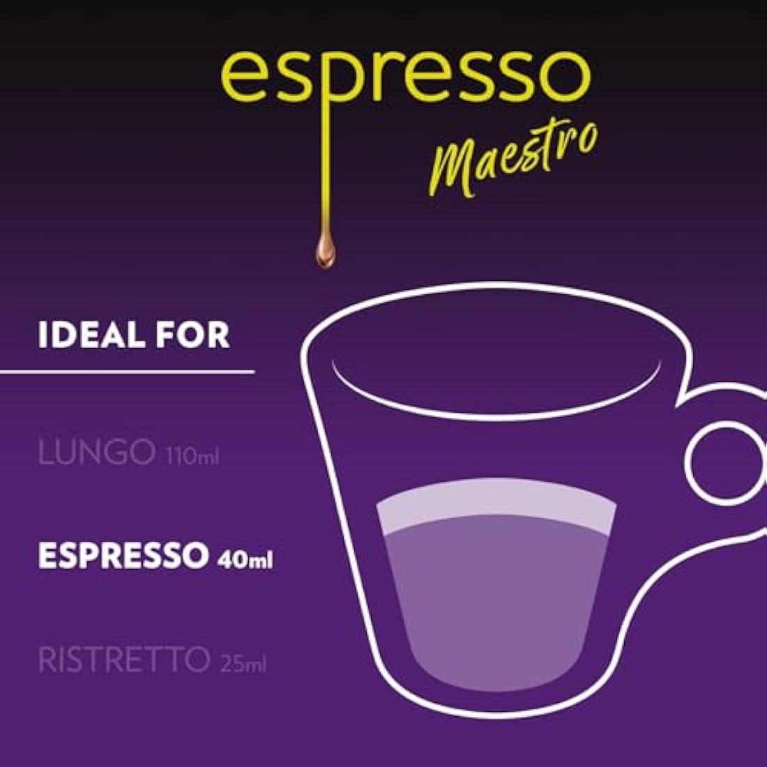 Lavazza Espresso Maestro Intenso - 100 Nespresso Compatible Pods
