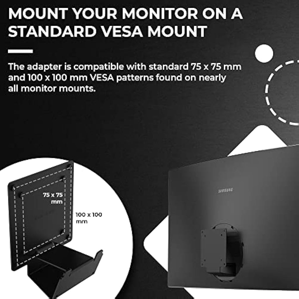 HumanCentric VESA Mount Adapter for Samsung U32R590 Series Curved Monitors