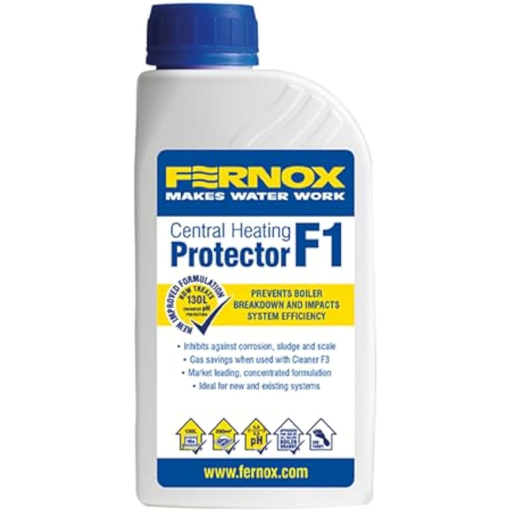 Fernox F1 Central Heating Protector – 500ml Corrosion Inhibitor