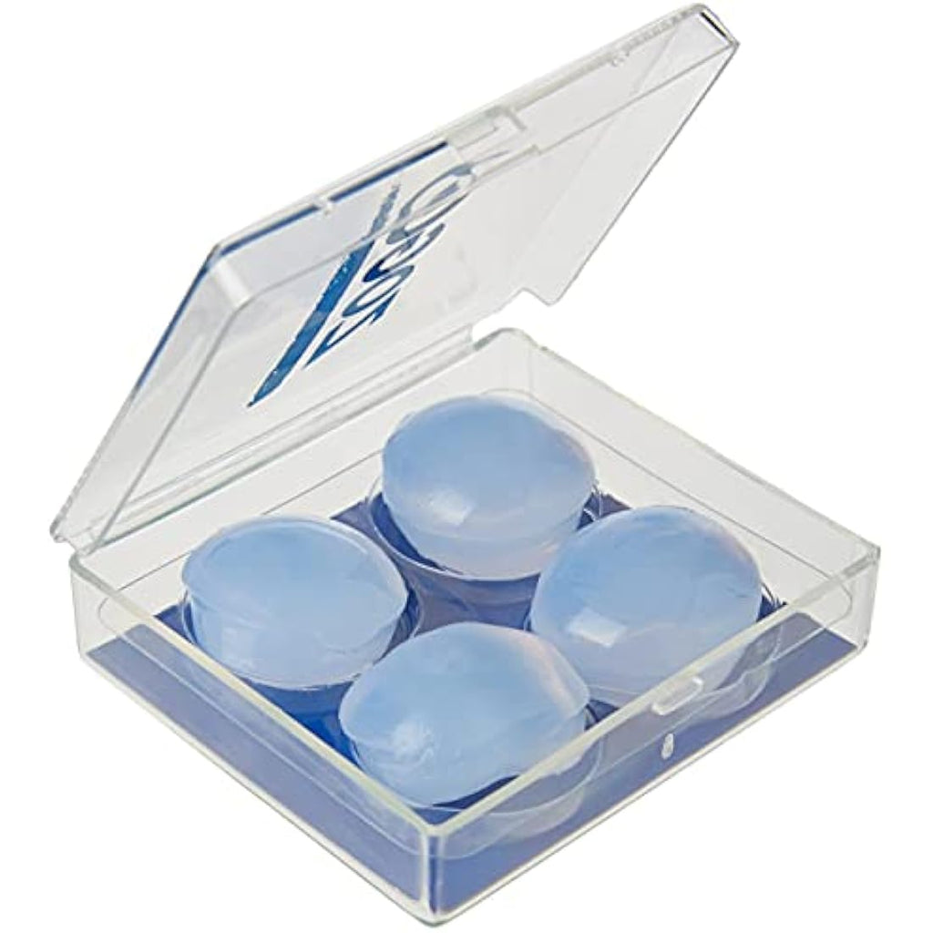 Zoggs Silicone Reusable Swimming Ear Plugs – Hypoallergenic, 4 Pack