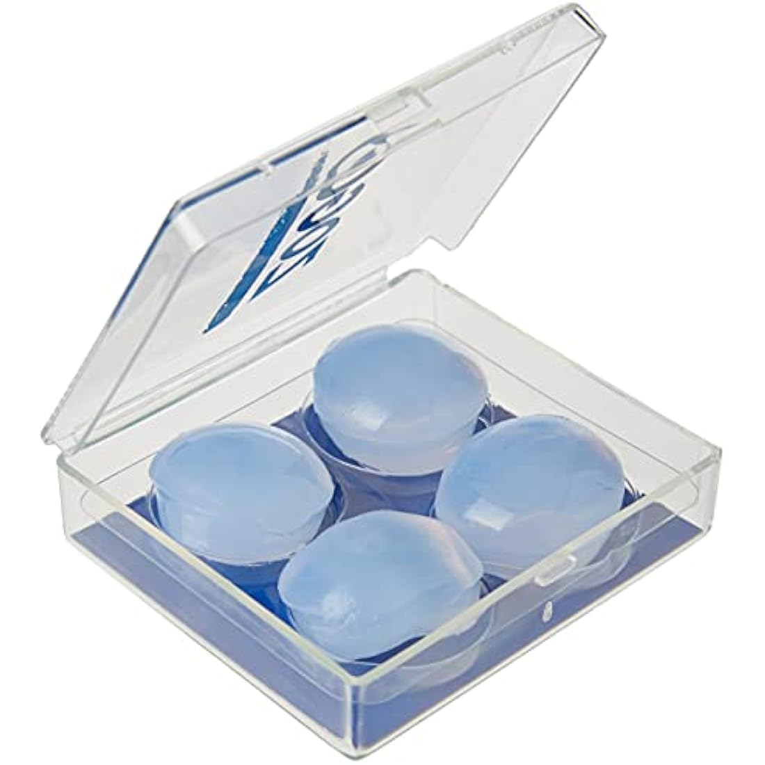 Zoggs Silicone Reusable Swimming Ear Plugs – Hypoallergenic, 4 Pack
