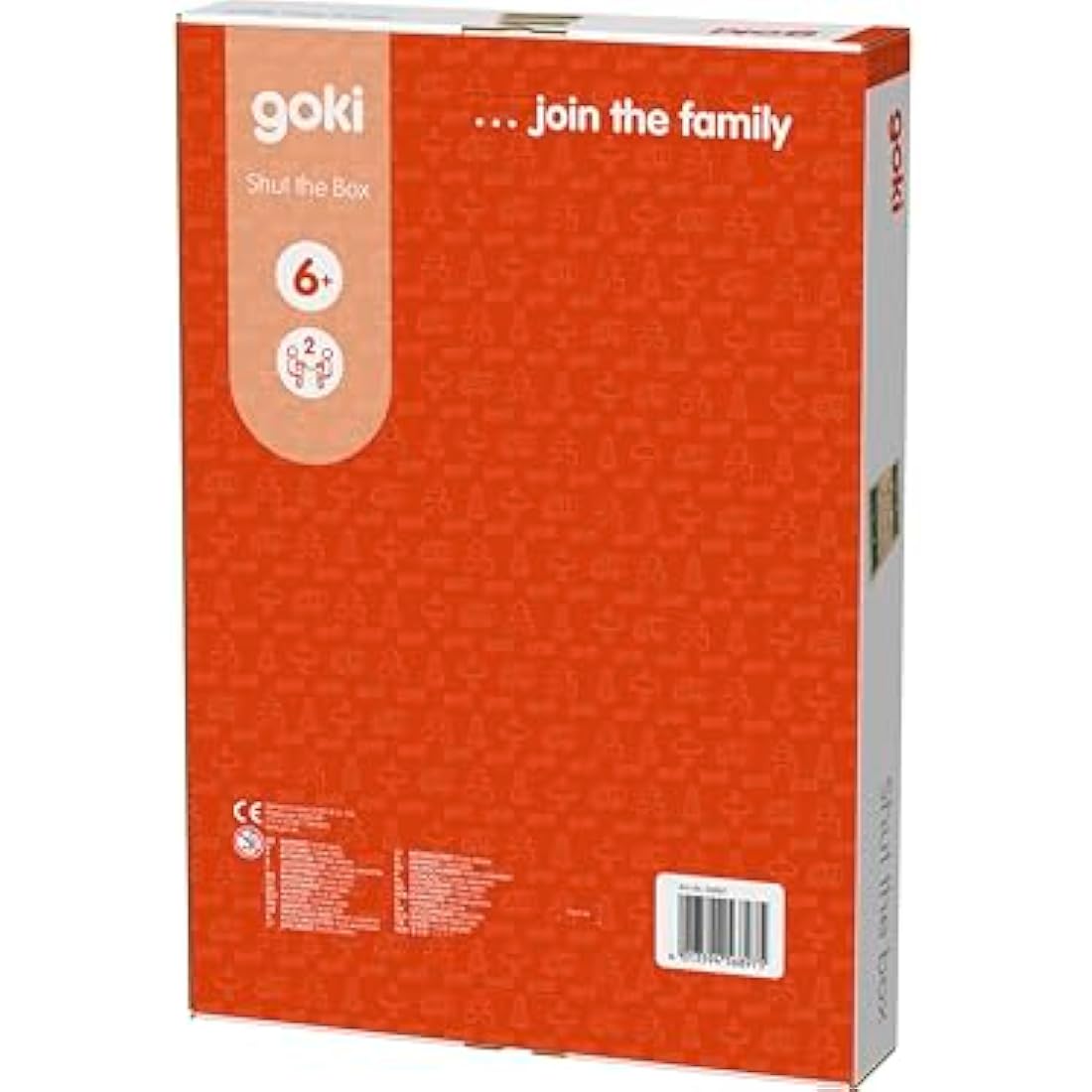 GoKi Wooden Double Shut the Box Game – Educational Math Board Game