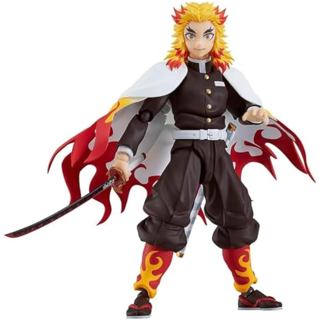 Demon Slayer Kyojuro Rengoku Figma Action Figure by Max Factory - 15 cm