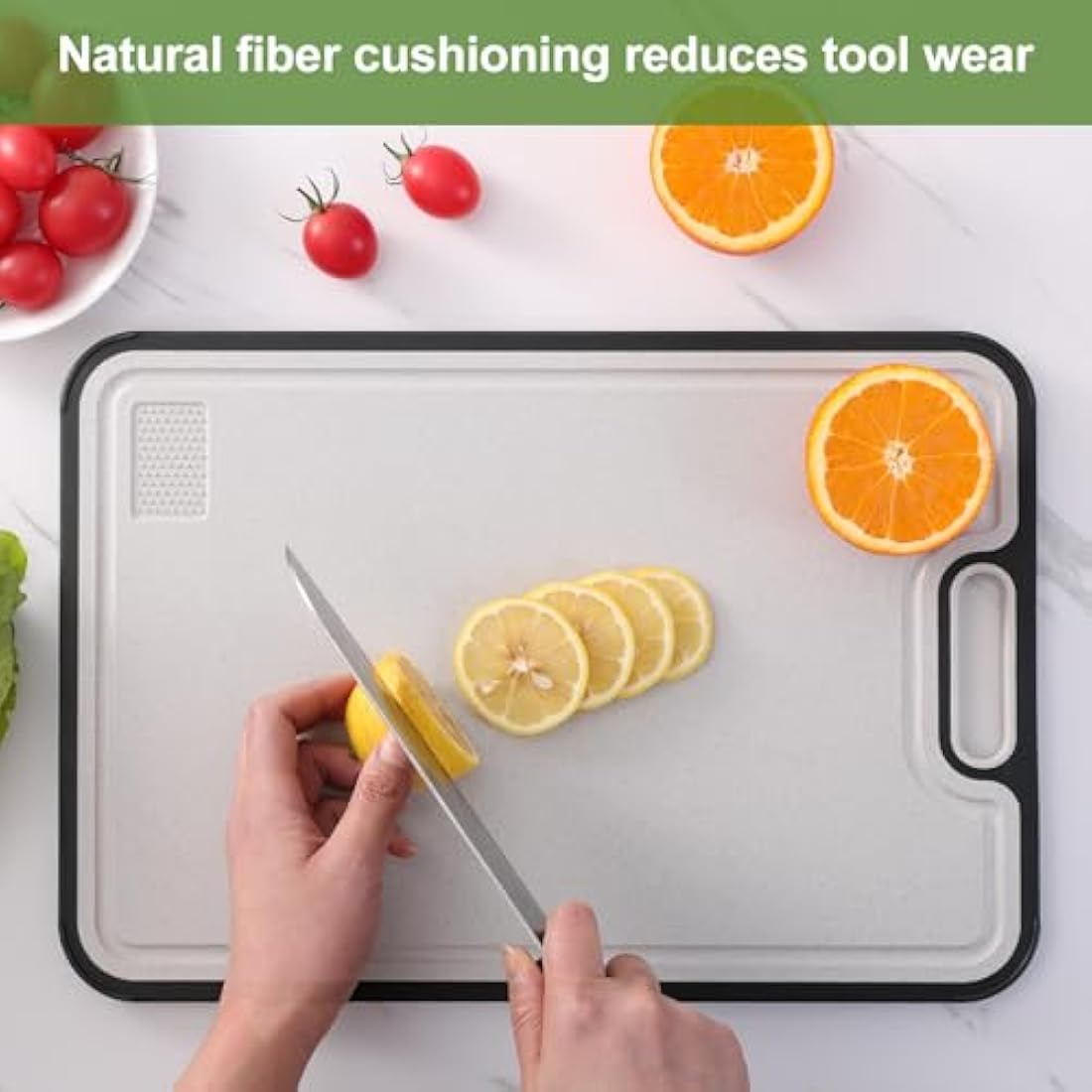 Titanium Cutting Board – Double-Sided Large Chopping Block