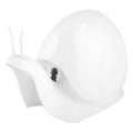 Snail Shape Refillable Liquid Soap Dispenser - White PP
