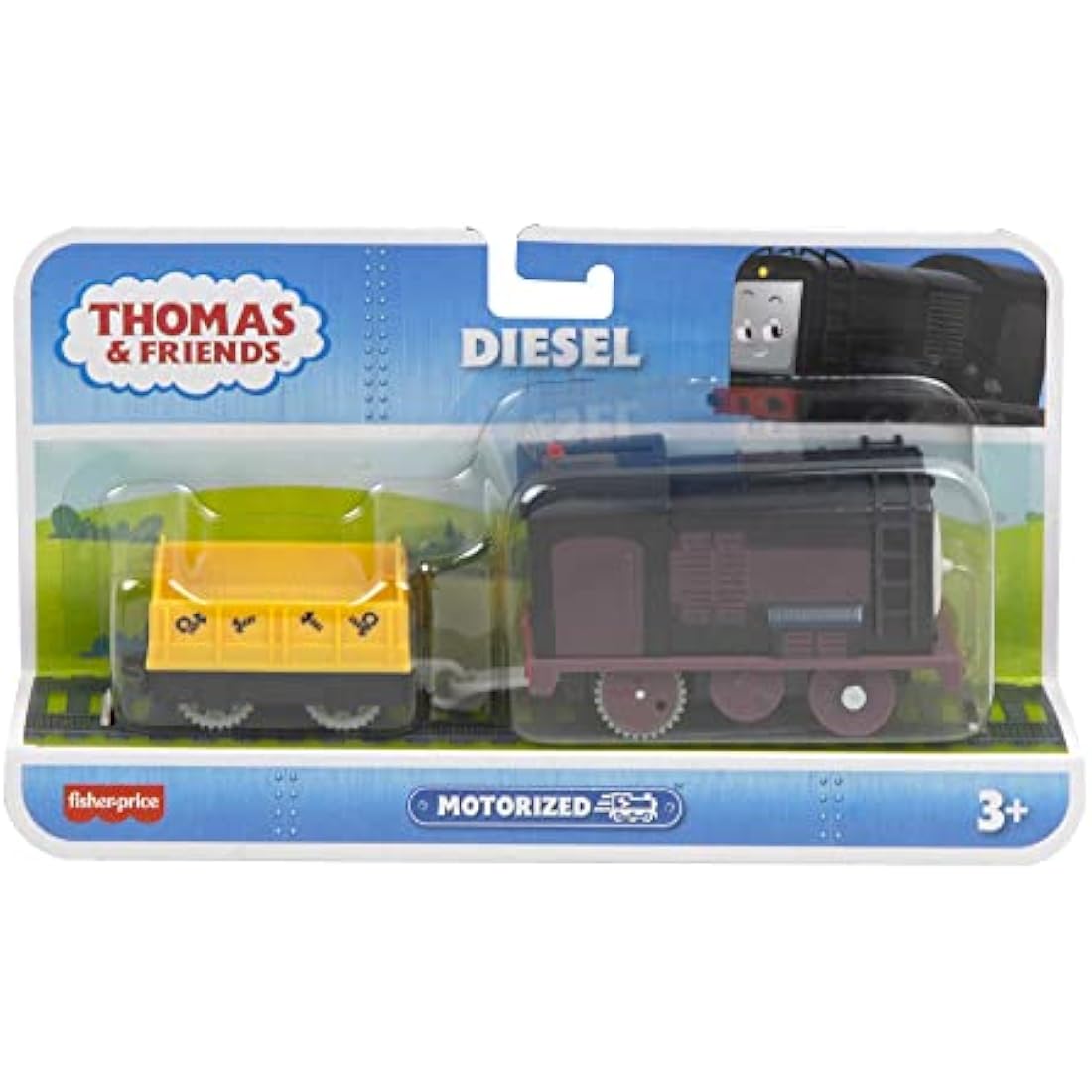 Thomas & Friends Diesel Motorized Toy Train Engine with Cargo