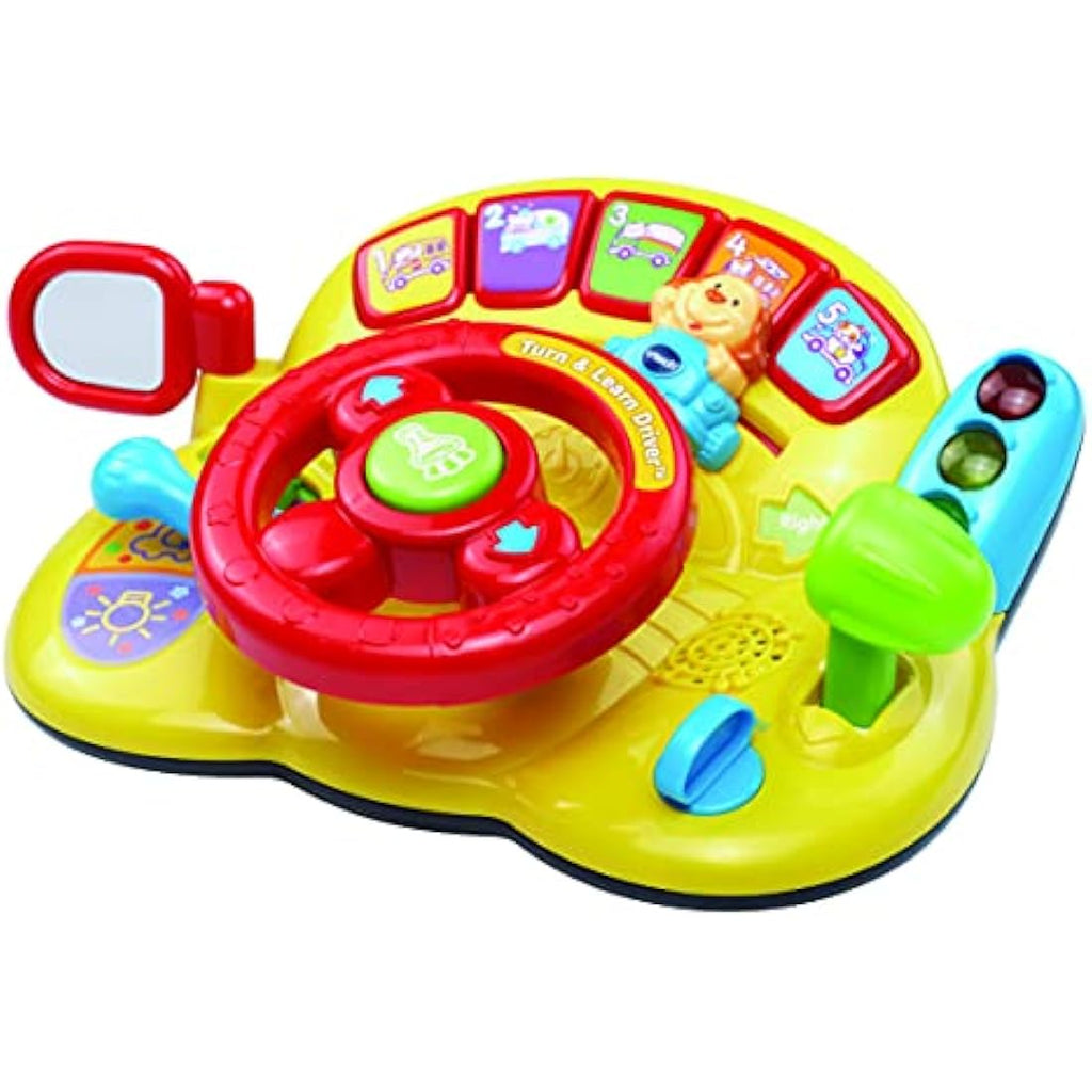VTech Turn and Learn Driver – Interactive Toddler Steering Wheel Toy