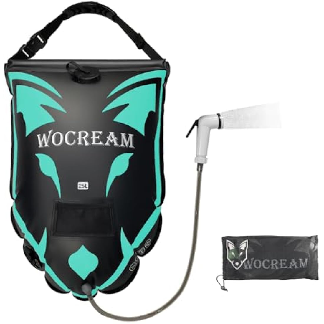 CyConncet Solar Camping Shower Bag | 6.6 Gallon TPU Portable Shower