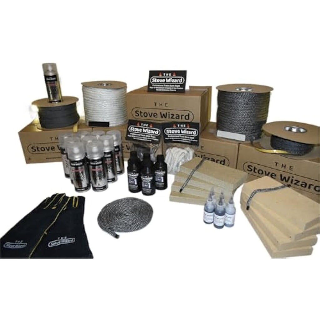 The Stove Wizard 20 Large Square Ceramic Coals for Gas & Electric Fires