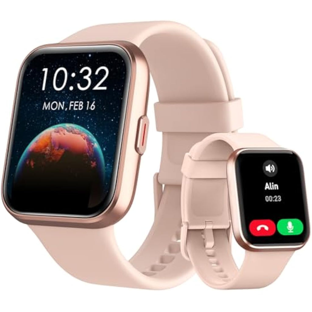 Women's Smart Watch – 1.8" Alexa & Bluetooth Call Fitness Tracker