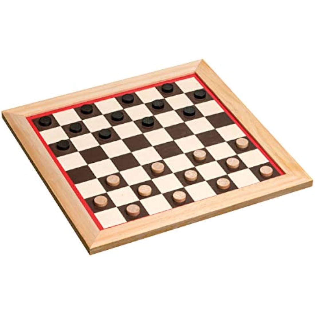 Philos 8-in-1 Wooden Game Compendium – 23cm Pine Chess & Classic Set