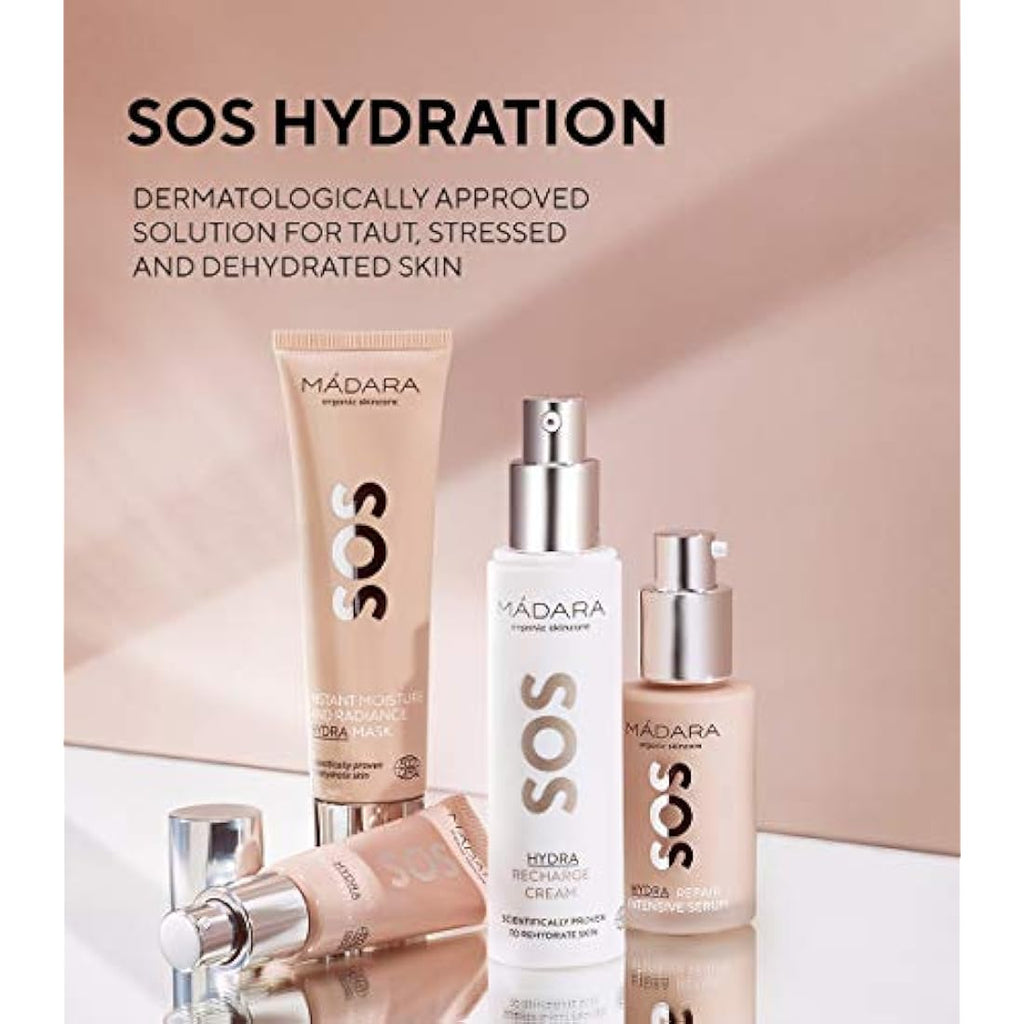 MADARA SOS HYDRA Repair Intensive Serum – Organic Hyaluronic Acid 30ml