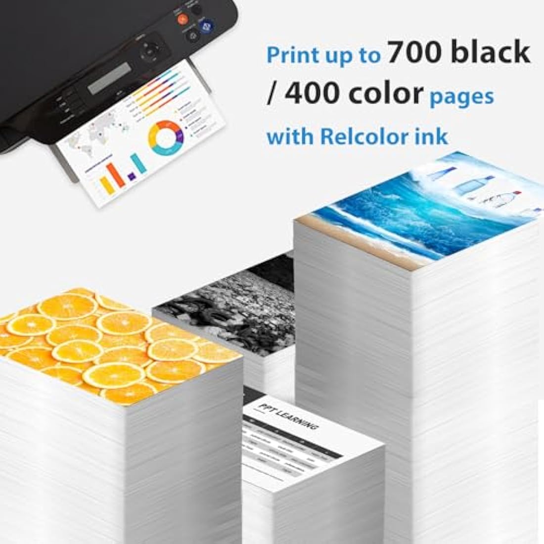 63XL Ink Cartridges for HP 63XL – Black & Color 3-Pack