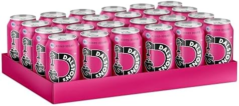 Dalston's Sparkling Cherry Soda – Real Fruit & Low Calorie (24 x 330ml)