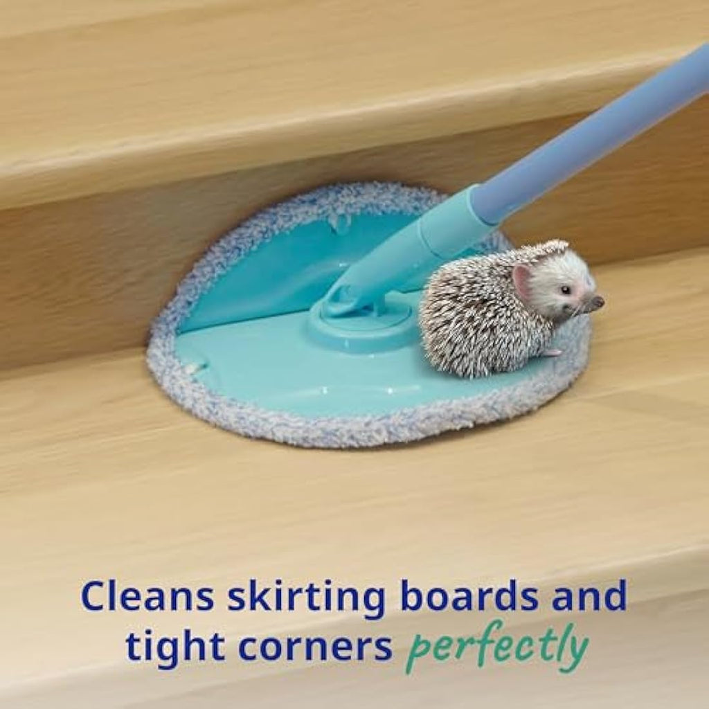 Spontex Aqua Revolution System X'tra Spin Mop & Bucket Set with 2 Refills
