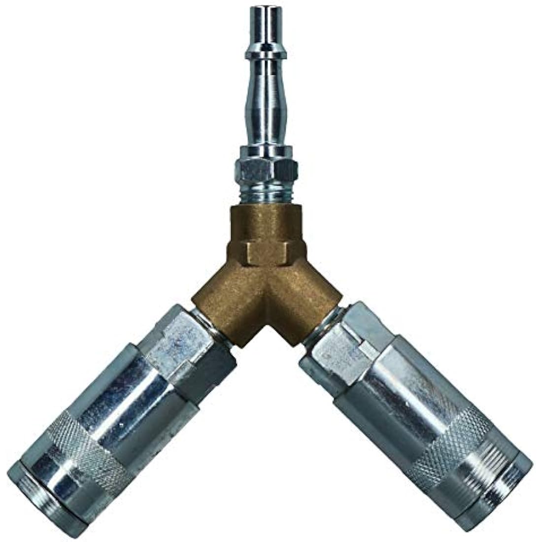 Jolof Store 3-Way Y Piece Airline Quick Release Fittings – 1/4 BSP
