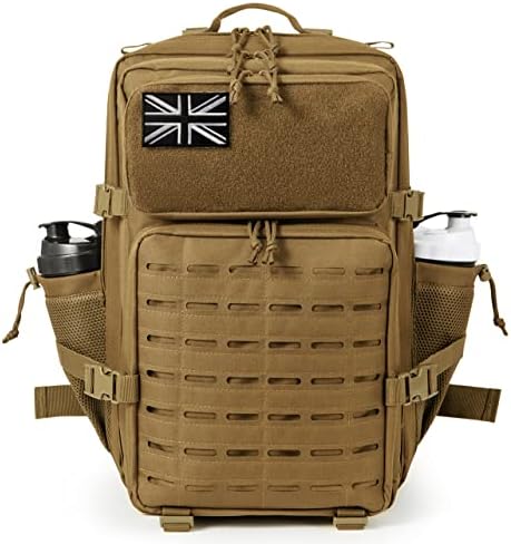 Military Tactical Backpack – Molle Hiking Rucksack 45L