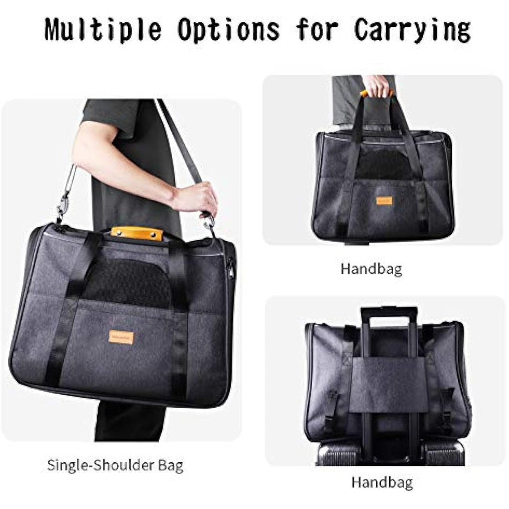 Morpilot Portable Pet Carrier Bag – Breathable Mesh Cat & Dog Travel Bag