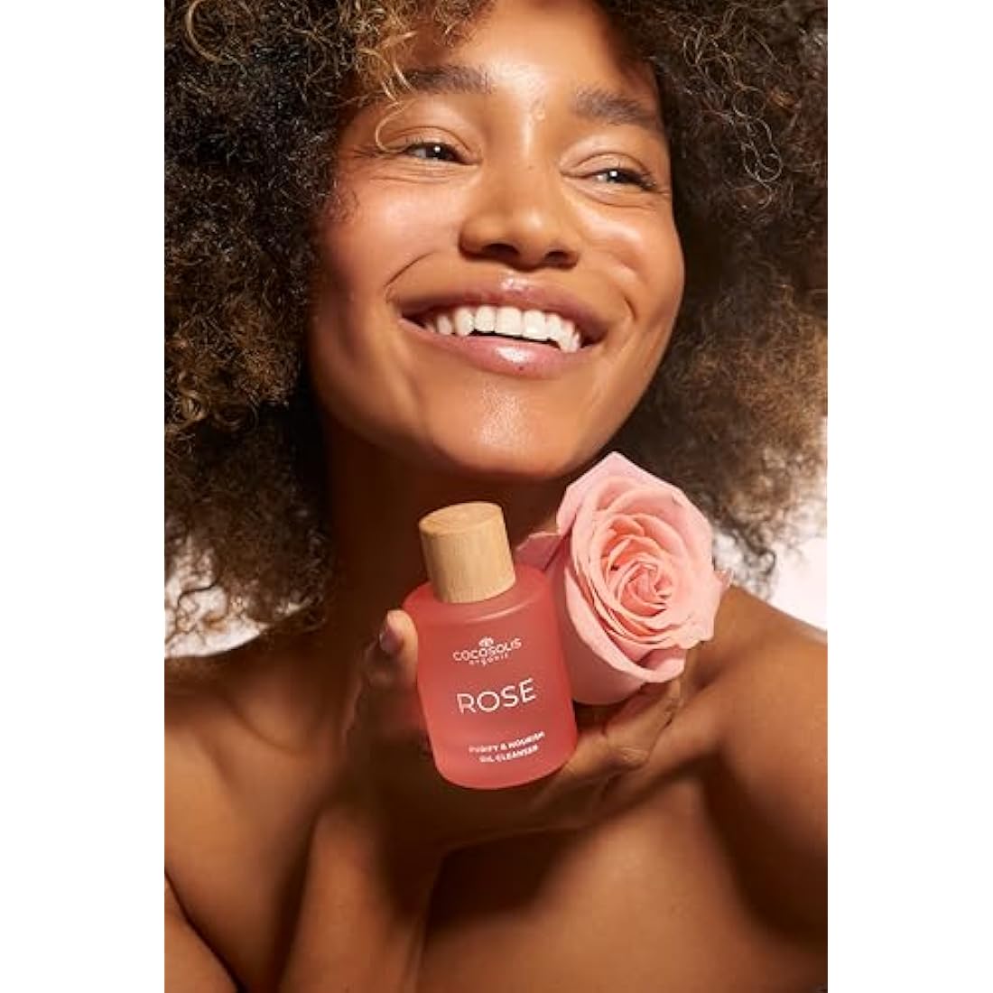 COCOSOLIS ROSE Purify & Nourish Oil Cleanser | Vegan Makeup Remover