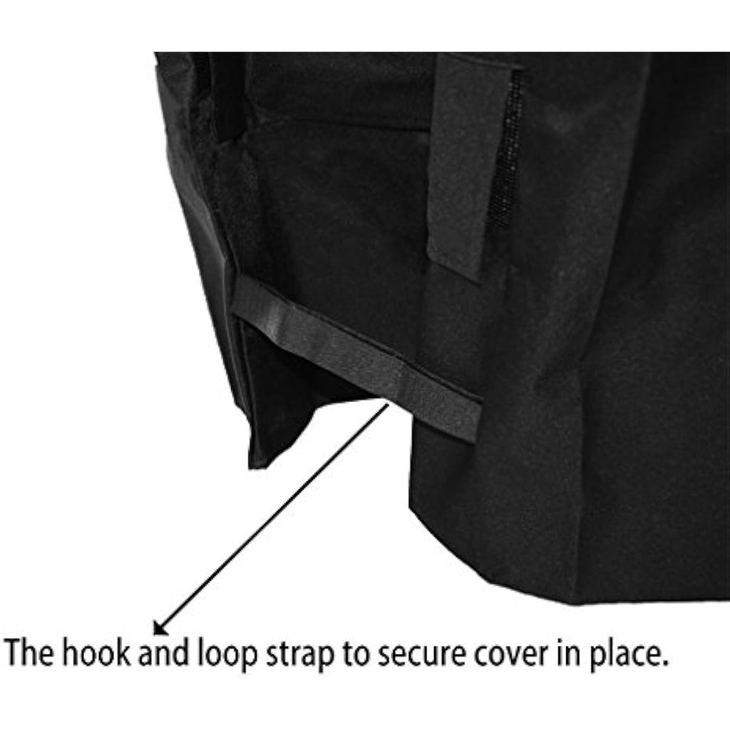 Onlyfire Universal BBQ Grill Cover for Tepro Toronto - Waterproof Black