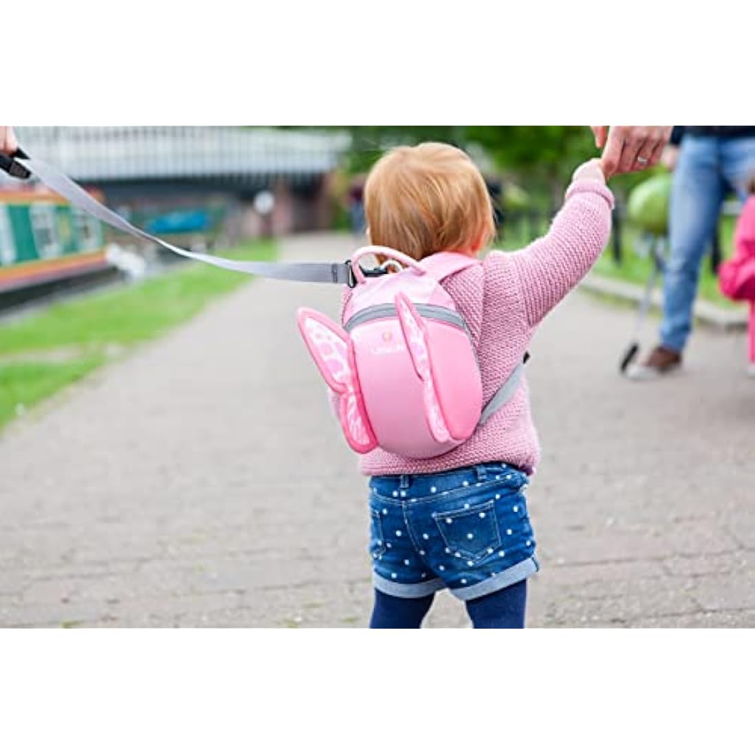 LittleLife Butterfly Toddler Backpack with Safety Rein | 1-3 Years