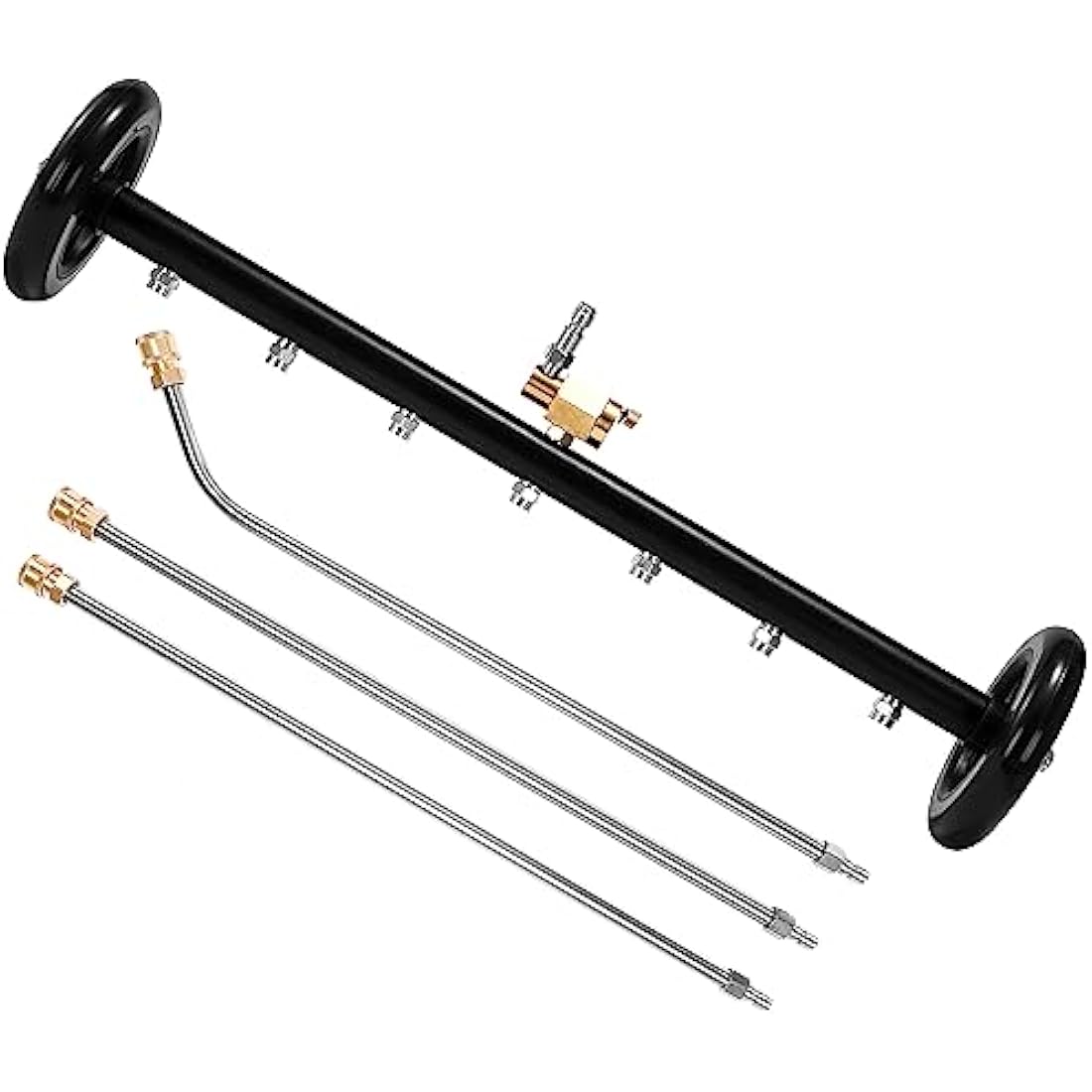 24" Dual-Function Undercarriage Cleaner & Water Broom – 4000 PSI