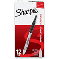 Sharpie Retractable Permanent Markers | Ultra Fine Point, Black, 12-Pack