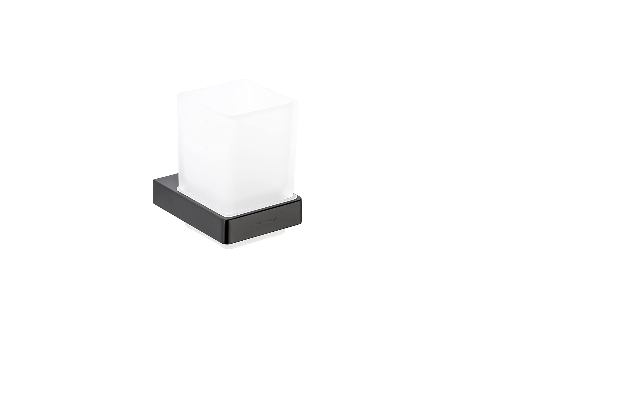 Jolof Store Wall-Mounted Toothbrush Holder – Black Stainless Steel