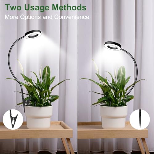 Wolezek Full Spectrum LED Grow Lights for Indoor Plants - 2 Pack