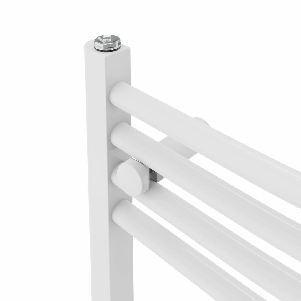 Warmehaus Curved Bathroom Heated Towel Rail Radiator White 1600x600mm - image 4