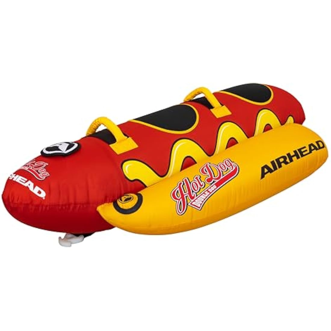 Airhead Hot Dog Towable Tube | 1-2 Rider Inflatable Boating Tube
