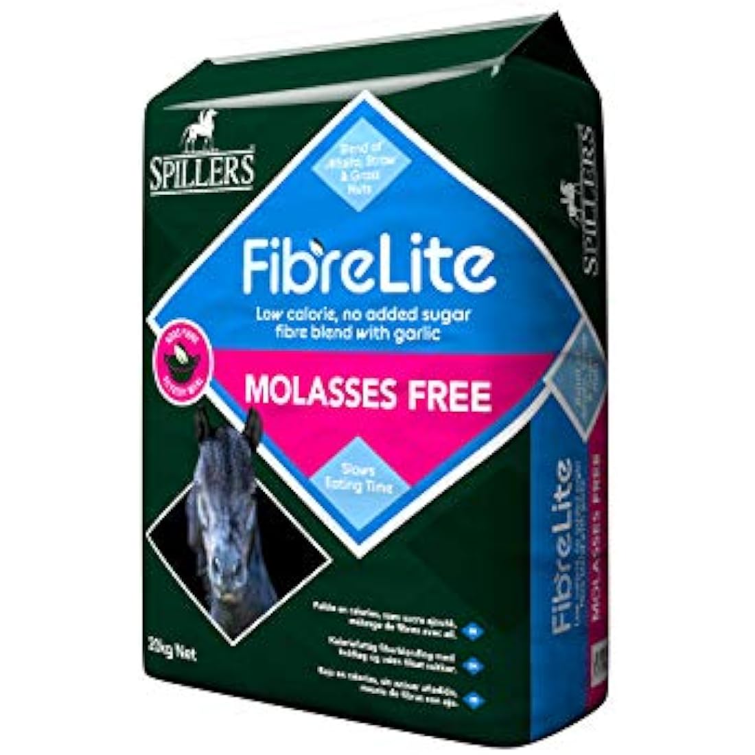 SPILLERS Fibre Lite Molasses Free Horse Feed with Alfalfa & Garlic - 20kg