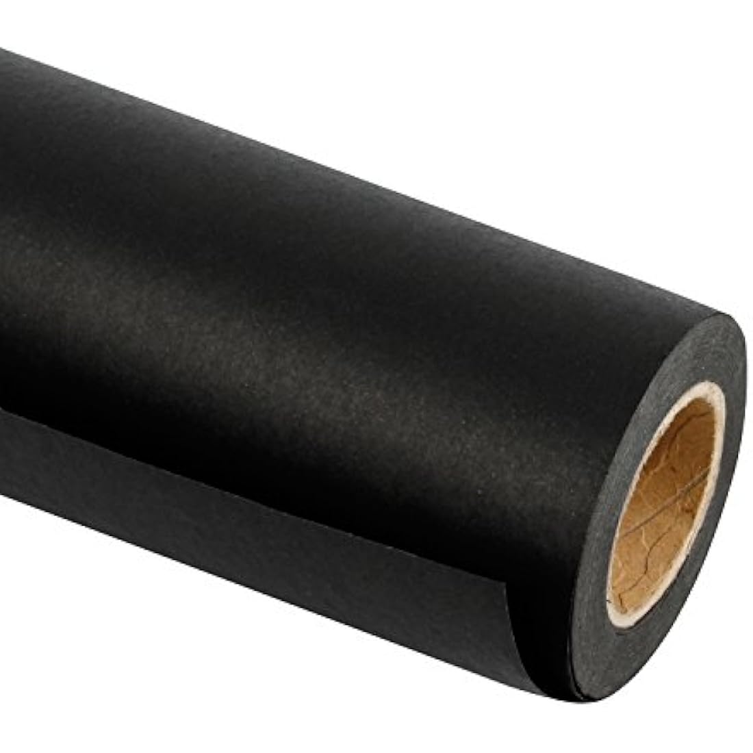 RUSPEPA Black Kraft Paper Roll – 122cm x 30m Recyclable Wrapping Paper