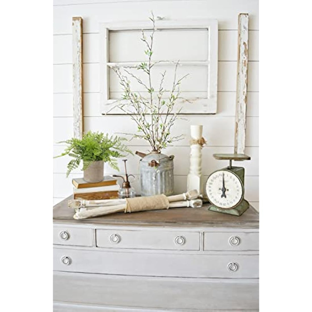 Artificial Rabbit's Foot Fern - Faux Potted Plant for Home Decor