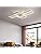 Diossad Modern LED Ceiling Lamp – Dimmable Flush Mount Chandelier with Remote