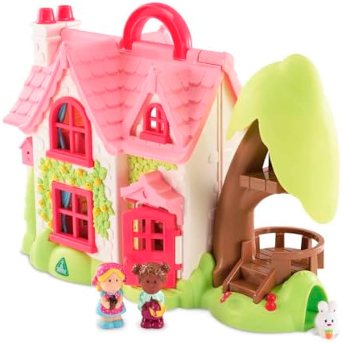 Early Learning Centre Happyland Cherry Cottage Dolls House with Figures
