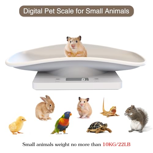Digital Pet Scale | 10kg Small Animal Weighing Scale