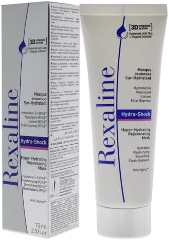 Rexaline Hydra-Shock Rejuvenating Mask | Hyaluronic Acid Face Mask – 75ml