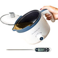 Ksedcon Electric Wax Melting Pot with Thermometer for Candle Making
