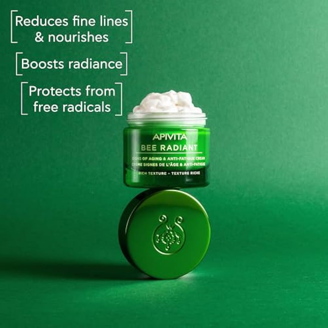 Apivita Bee Radiant Anti-Aging Face Cream for Dry Skin with Propolis - 50ml